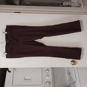 Skinny maroon American Eagle pants size 8